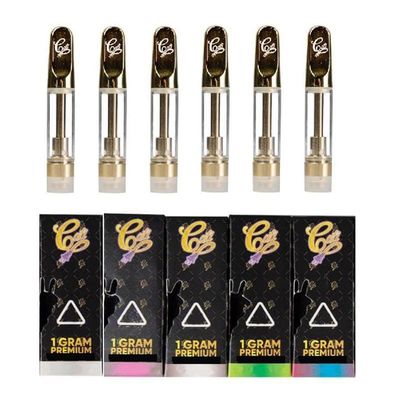 0.8ml 1.0ml Metal Tip Cartridge OEM Disposable Vape Pen Cartridges