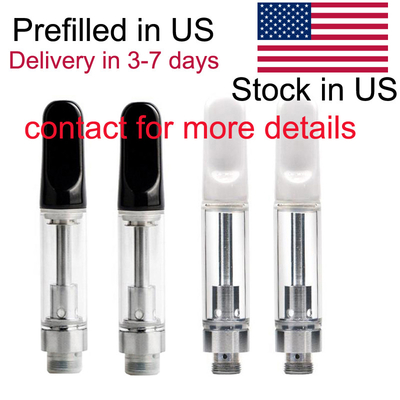 Prefilled Cookies Vape Cartridges Ships from USA Disposable E-cigarettes Filled 1000mg 1ml Ceramic Glass Thick Oil Dab