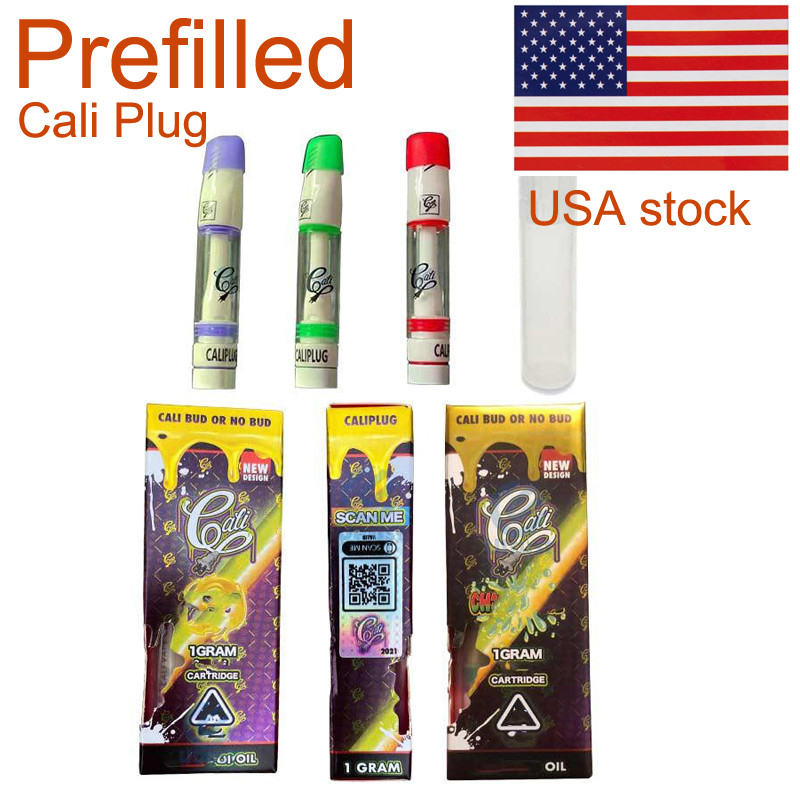 Prefilled Cali Plug  Disposable E-cigarette Filled Thick Oil Dab Pen Wax Vaporizer one gram Carts high Quailty